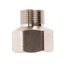 Anderson Metals 3/8 in. Female Compression in. X 1/4 in. D Male Compression Chrome Compression Adapt