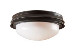 Hunter Marine II Oil Rubbed Bronze White Globe Ceiling Fan Light Kit