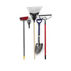 Spectrum 30.5 in. L Gray Steel Hook Rack 1 pk