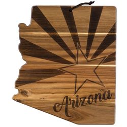 Totally Bamboo Rock & Branch 11.75 in. L X 13.5 in. W X 0.63 in. Acacia Wood Arizona Serving & Cutti