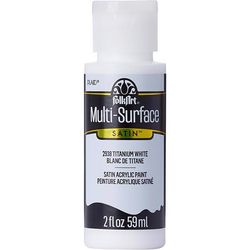 FolkArt Satin Titanium White Hobby Paint 2 oz