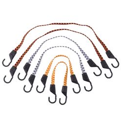 Keeper Assorted Flat Bungee Cord 18 in. L X .0787 in. 6 pk