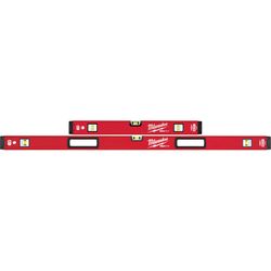 Milwaukee Redstick Aluminum Magnetic Box Level Set
