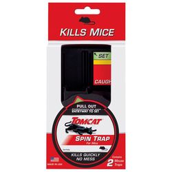 Tomcat Spin Trap Small Covered Trap For Mice 2 pk