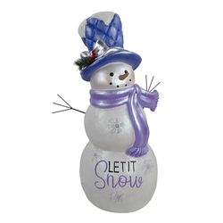 Alpine Snowman 39 in. Porch Decor