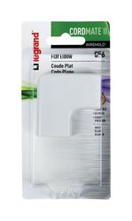 Legrand CordMate II 2 in. L Flat Elbow 1 pk