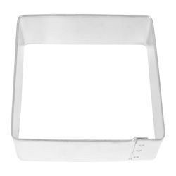 R&M International Corp 3 in. W X 3 in. L Square Cookie Cutter Silver 1 pc