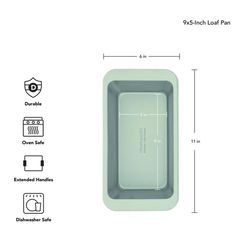 KitchenAid 5 in. W X 9 in. L Loaf Pan Pistachio 1 pc