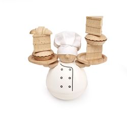 Kikkerland Baker Balance Game Natural