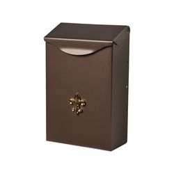 Architectural Mailboxes City City Classic Galvanized Steel Wall Mount Venetian Bronze Mailbox