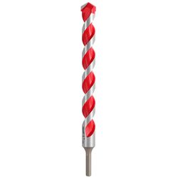 Milwaukee Shockwave 1 in. X 12 in. L Carbide Hammer Drill Bit 3-Flat Shank 1 pk