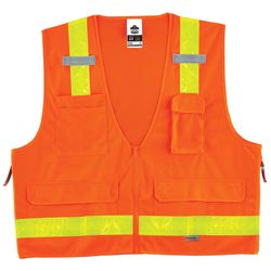 Ergodyne GloWear Reflective Surveyor Vest Orange S/M