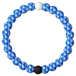 Lokai MLB Unisex Los Angeles Dodgers Round Blue/White Bracelet Silicone Water Resistant Size 6