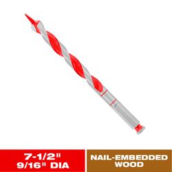 Diablo Dura-Tip 9/16 in. D X 7.5 in. L Auger Bit High Speed Steel 1 pc