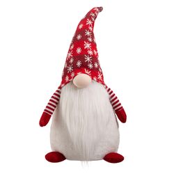 Glitzhome Multicolored Christmas Gnome Indoor Christmas Decor 24 in.