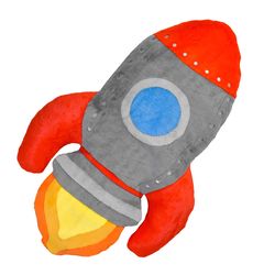 Fluffy Floor Cushions Rocket Ship Inflatable Floor Cushion Multicolored