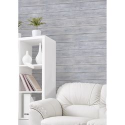 WallWear 55 in. H X 18.5 in. L Gray Vinyl Wall paper