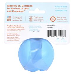 West Paw Zogoflex For Dog Blue Plastic Jive Dog Toy Large 1 pk