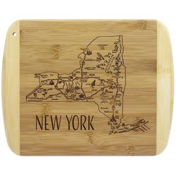 Totally Bamboo A Slice of Life 11 in. L X 8.75 in. W X 0.5 in. Bamboo Cutting Board