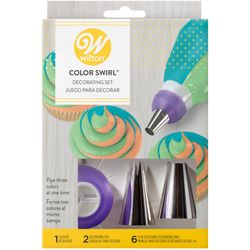 Wilton Color Swirl Coupler Decorating Set Assorted