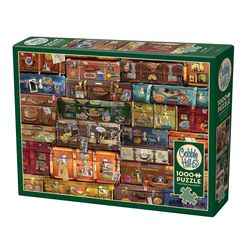 Cobble Hill Luggage Jigsaw Puzzle 1000 pc