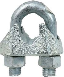 Campbell Electrogalvanized Malleable Iron Wire Rope Clip 2-3/4 in. L