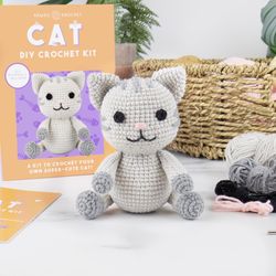 Gift Republic Cat Crochet Kit 1 pk