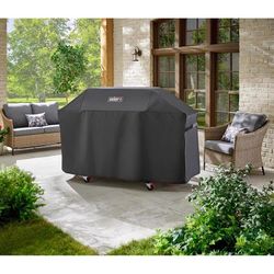 Weber Genesis and Genesis II 400 Series Black Grill Cover For Genesis 400 and Genesis II 400 Series