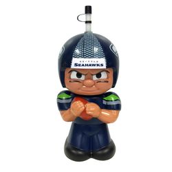 Party Animal TeenyMates 16 oz Multicolored BPA Free Seattle Seahawks Water Bottle