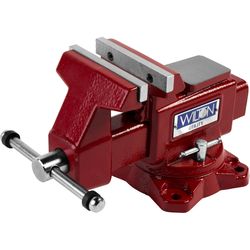 Wilton 4.5 in. Cast Iron Utility Bench Vise 360 deg Swivel Base