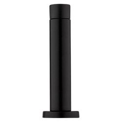 National Hardware Cooper 1 in. W X 3 in. L Aluminum Matte Black Door Stop Mounts to door and wall .6