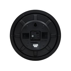 Seiko 12.8 in. L X 12.8 in. W Indoor Classic Analog Wall Clock Glass/Plastic Black