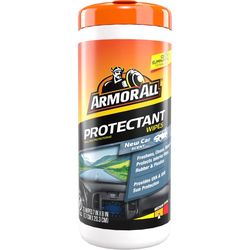 Armor All Plastic/Rubber/Vinyl Air Freshening Protectant Wipes New Car Scent 25 ct