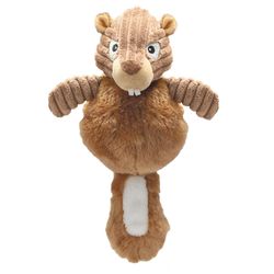 Boss Pet Zanies For Dog Assorted Plush Squirrel Dog Toy 4 pk