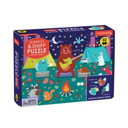 Mudpuppy Scratch and Sniff Puzzle Multicolored 60 pc