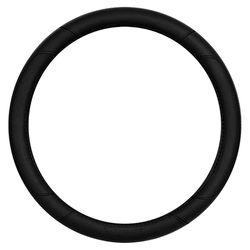 KeyStart Black Steering Wheel Cover For Fits most steering wheels, 15 diameter 1 pk