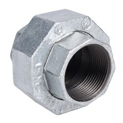STZ Industries 1-1/4 in. FIP each X 1-1/4 in. D FIP Galvanized Malleable Iron Union