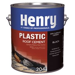 Henry Smooth Black Asphalt Roof Cement 0.9 gal