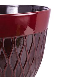 Alpine Stone Planter Red