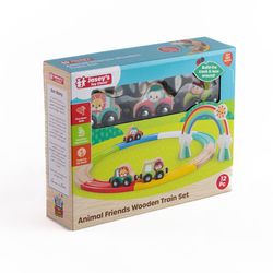 Jasey's Toy Chest Animal Friends Train Set 12 pc