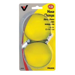 Victor 1-7/8 in to 2-3/4 in. SAE 36 Silver Hose Clamp Stainless Steel Band