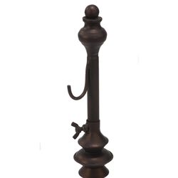30.25 in. H X 6.75 in. W X 6.75 in. L Bronze Adjustable Wreath Stand