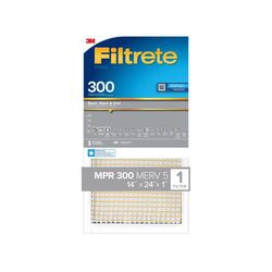 Filtrete 14 in. W X 24 in. H X 1 in. 300 MPR Pleated Filter Dust 1 pk