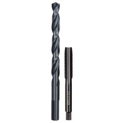 Milwaukee Metric M10x1.5 mm Straight Flute Plug Tap & R Drill Bit