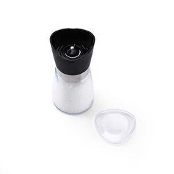 Kamenstein Black Glass Salt Grinder 4 oz