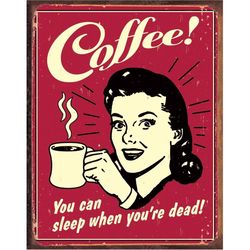 Desperate Enterprises 16 in. H X 12.5 in. L Tin Sign