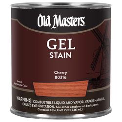 Old Masters Semi-Transparent Cherry Oil-Based Alkyd Gel Stain 1/2 pt