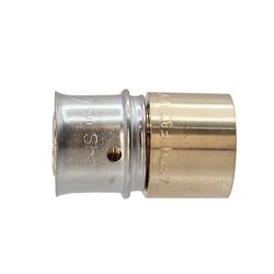 SharkBite PEX Press 1/2 in. Press each X 1/2 in. D Female Sweat each Brass Female Sweat Adapter