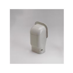 Slimduct Lineset Cover Wall Inlet 3.75 in. W X 3.5 in. H Ivory