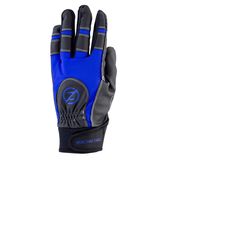 Zero Friction Men's Compression-Fit Work Gloves Blue One Size Fits Most 1 pair